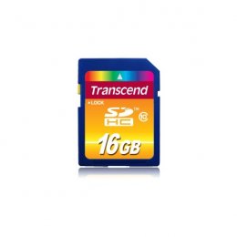 Paměťová karta 16GB SDHC Card Class 10 - TRANSCEND