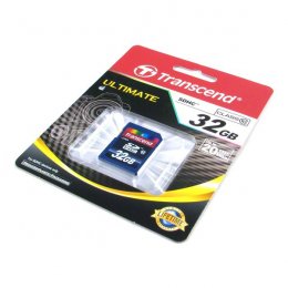 Paměťová karta 32GB SDHC Card Class 10 - TRANSCEND
