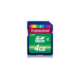 Paměťová karta 4GB SDHC Card Class 4 - TRANSCEND